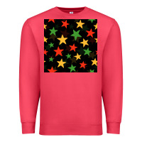 Cardinal african color stars seamless pattern Premium Sweatshirt - BundleAndBundleShop