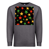 Charcoal Heather african color stars seamless pattern Premium Sweatshirt - BundleAndBundleShop