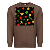 Chestnut african color stars seamless pattern Premium Sweatshirt - BundleAndBundleShop