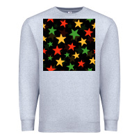 Heather Grey african color stars seamless pattern Premium Sweatshirt - BundleAndBundleShop