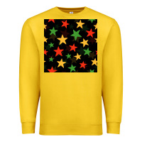 Lemon african color stars seamless pattern Premium Sweatshirt - BundleAndBundleShop