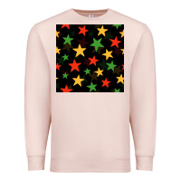 Pale Pink african color stars seamless pattern Premium Sweatshirt - BundleAndBundleShop