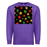 Purple african color stars seamless pattern Premium Sweatshirt - BundleAndBundleShop