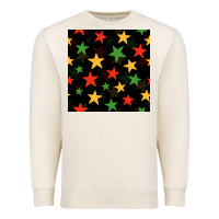 Sandshell african color stars seamless pattern Premium Sweatshirt - BundleAndBundleShop