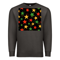 Smoke african color stars seamless pattern Premium Sweatshirt - BundleAndBundleShop