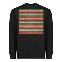 Black christmas stripes seamless pattern Heavyweight Sweatshirt - BundleAndBundleShop