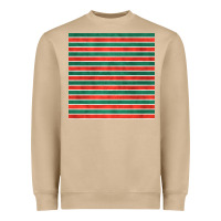 Mushroom christmas stripes seamless pattern Heavyweight Sweatshirt - BundleAndBundleShop