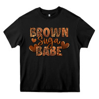 Black Brown sugar babe Heavy Core Tee - RanaPortraitStore