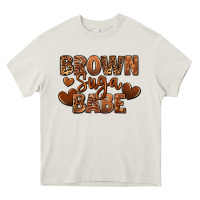 Cream Brown sugar babe Heavy Core Tee - RanaPortraitStore