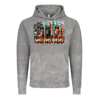 Cloud Rock just a girl who loves horses Vintage Hoodie - CowhideDigitalArt