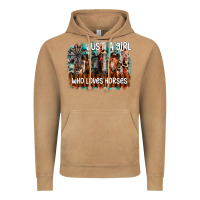 Vintage Camel just a girl who loves horses Vintage Hoodie - CowhideDigitalArt