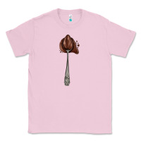 Bubblegum Pink spoon with chocolate Classic Tee - AdoDesignShop
