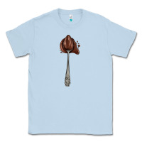 Dusty Blue spoon with chocolate Classic Tee - AdoDesignShop