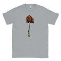 Heather Grey spoon with chocolate Classic Tee - AdoDesignShop