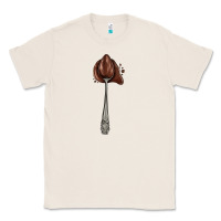 Natural spoon with chocolate Classic Tee - AdoDesignShop