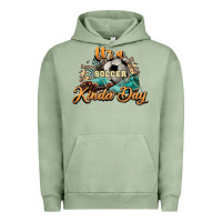 Pigment Oil Green It's a Soccer Kinda Day Urban Hoodie - HowdyJamesFarm