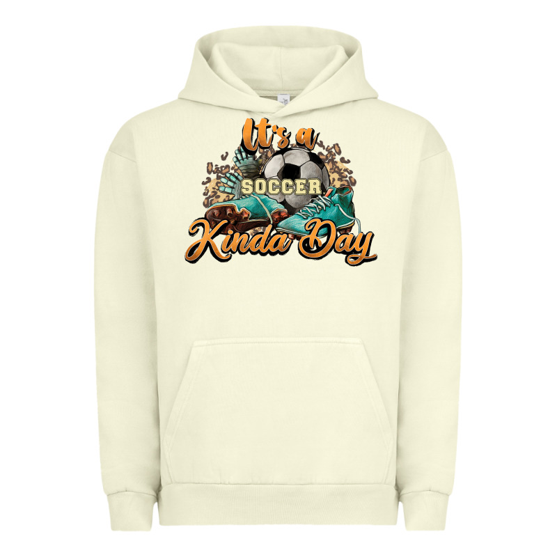 It's A Soccer Kinda Day Urban Hoodie by HowdyJamesFarm | Teevron