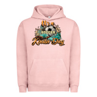 Pigment Salmon It's a Soccer Kinda Day Urban Hoodie - HowdyJamesFarm