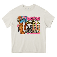 Cream Closing deals in high heels black fashion girl Heavy Core Tee - RanaPortraitStore
