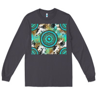 Smoke gemstone leopard cowhide Long Sleeve Tee - NancyCooperArtShop
