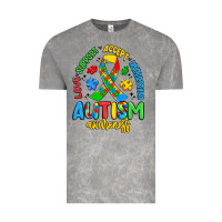 Cloud Rock love support accept understand autism awareness Vintage Tee - Artiststas