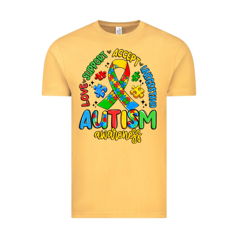 Love Support Accept Understand Autism Awareness Vintage Tee by Artiststas | Teevron