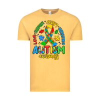 Vintage Mustard love support accept understand autism awareness Vintage Tee - Artiststas