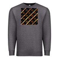 Charcoal Heather african floral seamless pattern Premium Sweatshirt - BundleAndBundleShop