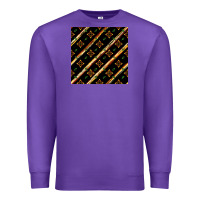 Purple african floral seamless pattern Premium Sweatshirt - BundleAndBundleShop