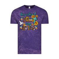 Cloud Purple this is how i fight my battles Vintage Tee - AdoDesignShop