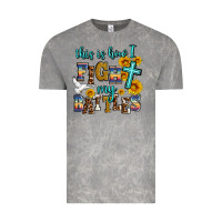Cloud Rock this is how i fight my battles Vintage Tee - AdoDesignShop