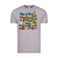 This Is How I Fight My Battles Vintage Tee | Teevron