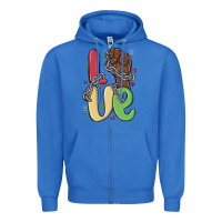 True Royal love juneteenth Zipper Hoodie - MaliasSmallBusiness