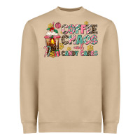 Mushroom coffee chaos and candy canes Heavyweight Sweatshirt - AdoDesignShop