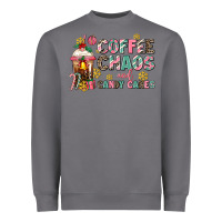 Storm coffee chaos and candy canes Heavyweight Sweatshirt - AdoDesignShop