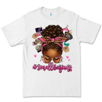 White small business afro messy bun Premium Tee - texasbilliewilder