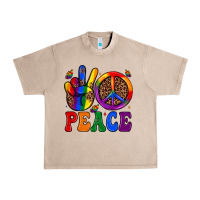 French Oak peace Urban Heavy Tee - JahusDesignShop