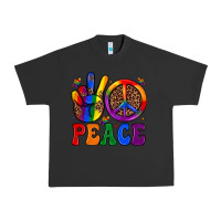 Pigment Black peace Urban Heavy Tee - JahusDesignShop
