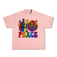 Salmon peace Urban Heavy Tee - JahusDesignShop