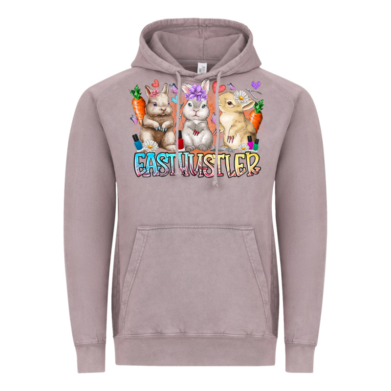 East Nail Hustler Vintage Hoodie by RacoonDesign | Teevron