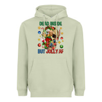 Matcha Dead Inside But Jolly Af Heavyweight Hoodie - BundleAndBundleShop