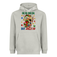 Moon Dust Dead Inside But Jolly Af Heavyweight Hoodie - BundleAndBundleShop