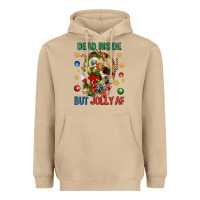 Mushroom Dead Inside But Jolly Af Heavyweight Hoodie - BundleAndBundleShop