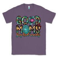 Lavender Good Moms Say Bad Words Classic Tee - CowhideDigitalArt