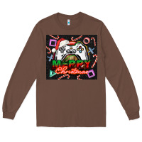 Chestnut gamer merry christmas Long Sleeve Tee - NancyCooperArtShop