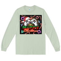Matcha gamer merry christmas Long Sleeve Tee - NancyCooperArtShop