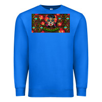 True Royal Chingona Sugar Skull License Plate Premium Sweatshirt - BundleAndBundleShop