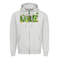 Dove Grey st patricks love nurse Zipper Hoodie - MaliasSmallBusiness
