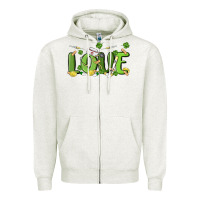 Oatmeal Heather st patricks love nurse Zipper Hoodie - MaliasSmallBusiness