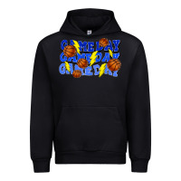 Black Game day game day game day lightning bolt Urban Hoodie - HowdyJamesFarm